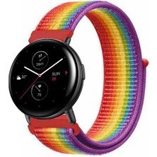 Amazfit Zeppe ile Uyumlu Kordon Cırt Cırtlı Spor Kumaş Kayış