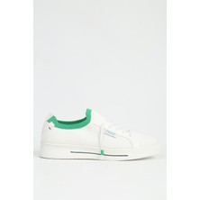 Pierre Cardin Benetton Beyaz Yeşil Erkek Spor Ayakkabı Ithal BNI-11482