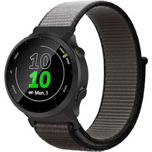 Tagomoon Garmin Forerunner 158 ile Uyumlu Kordon Cırt Cırtlı Spor Kumaş Kayış