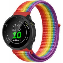 Tagomoon Garmin Forerunner 158 ile Uyumlu Kordon Cırt Cırtlı Spor Kumaş Kayış