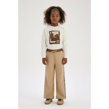 Tyess Bg Store Kız Çocuk Kahve Eşofman Altı