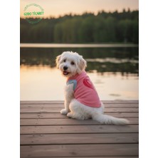 Gobo Yumuşacık Şeker Pembe Kedi ve Köpek Kıyafeti Elbisesi Farklı Modeller - Xs, S, M, L Beden