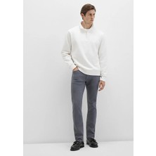 Mavi Jake Sisli Gri Gabardin Pantolon 0042290683