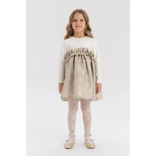 Tyess BG Store Kız Çocuk Gold Elbise