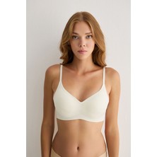 Madwoman Balensiz Çıkarılabilir Pedli Dikişsiz Lazer Sütyen 3311 Ekru