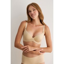 Madwoman Balensiz Dolgulu Dikişsiz Lazer Sütyen 3304 Ten