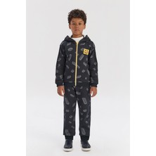 Nebbati Bg Store Erkek Çocuk Desenli Eşofman Üstü