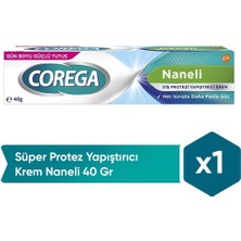 Corega Süper Protez Yapıştırıcı Naneli Krem 40 gr