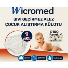 Wicromed Çocuk & Bebek Pamuklu Alez Sıvı Geçirmez Alıştırma Külodu