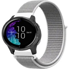 Tagomoon Garmin Venu ile Uyumlu Kordon Cırt Cırtlı Spor Kumaş Kayış