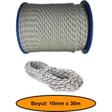 NetBazaars  10 mm Sentetik Iskota Halat, Dağcı Ipi, Kamyoncu Halatı, Outdoor Kamping Piknik Salıncak Halatı, 30 Metre