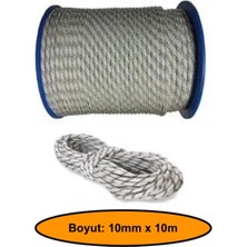 NetBazaars  10 mm Sentetik Iskota Halat, Dağcı Ipi, Kamyoncu Halatı, Outdoor Kamping Piknik Salıncak Halatı, 10 Metre