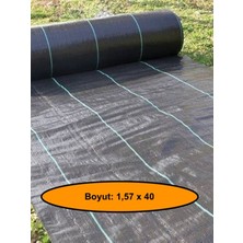 NetBazaars Jut Zemin Kaplama Malzemesi, Çim Çıkarmaz, 1,57X40 Metre