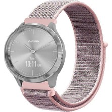 Tagomoon Garmin Vivomove 3 ile Uyumlu Kordon Cırt Cırtlı Spor Kumaş Kayış