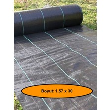 NetBazaars Jut Zemin Kaplama Malzemesi, Çim Çıkarmaz, 1,57X30 Metre