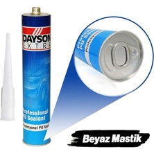 Nzb Poliüretan Pu Mastik Beyaz Genel Amaçlı Silikon 280 ml