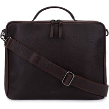 Bruno Rossi Bag Erkek Hakiki Deri Kahverengi Evrak Çantası 1048 330 Erk Canta SK24-25 Coffee