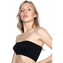 SİYAH MI Emay 4002 Soft Straplez Büstiyer