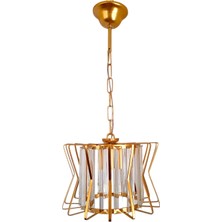 Özbak Avize Antik Şeker Tekli Avize – Gold, Kristal Tabut Taşlı, Modern,sarkıt