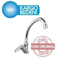 Belirtilmemiş Aç-Kapa Tekli Mix Mutfak Bataryası Tek Su Girişli Krom Malzemeden