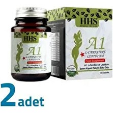 HHS DOĞAL BİTKİSEL ÜRÜNLER A1 L-Carnitine Lepidium Bitkisel Diyet Kapsül x 2 Adet Kutu