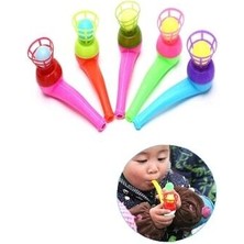 Ayver Eğitici Saksafon Pipet Top Üfleme Oyunu Popit Renkli Eğlenceli Oyuncak 3+ Yaş