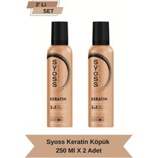 Syoss Keratin Saç Köpüğü 250ML 2 Adet