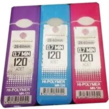 Mikrogold 120 Adetli Tüp 07 mm Kalem Ucu Min - 3 Adet