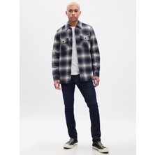 Gap Erkek Lacivert Geri Dönüştürülmüş Washwell™ Skinny Soft Jean Pantolon