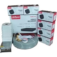 Dahua 8 Kanal 6 Adet Güvenlik Kamera Seti