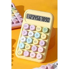 Kenko Pinterest Renkli Hesap Makinesi | 10 Haneli Yuvarlak Tuşlu Şirin Hesap Makinesi