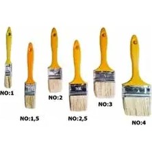 Yılsan Eko Kestirme Fırça No:2.5 Profesyonel Kalite Boya Uygulama İçin İdeal Boyut