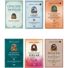 Çelik Yayınevi İmam-ı Gazali 6'lı Set Gençlere Tavsiyeler Nefs Terbiyesi Yaratılıştaki Sırlar Dünya ve Hakikati