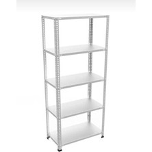  31x60x150cm 5 katlı galvaniz çelik raf