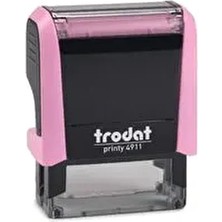 Trodat 4911 Öğretmen, Doktor, Hemşire, Avukat, Firma Kaşesi Pembe Renk Ölçülerle