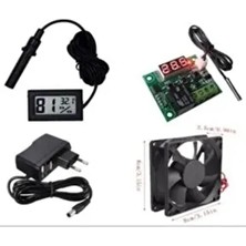 diasithalat 4'lü Kuluçka Makinesi Seti Dijital Zamanlayıcı ve Kuluçka Termostatı ile