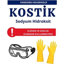 Pandora Arts Sabun Imalat Kostiği 1000G 1 kg Sodyum Hidroksit Payet Kostik
