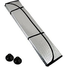 Figiza Metalize Parlak Alüminyum Katlanabilir Güneşlik Audi Uyumlu 130x60cm Estetik ve Fonksiyonel