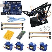 Robocombo Pleksiglas Robot Kol Kiti - Bluetooth Modüllü Demonte