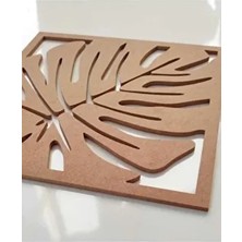 Dekolobi Ham MDF 6mm Deve Tabanı Yaprak Boyanabilir İç Mekan Aksesuarı Evinize Değer Katar