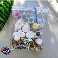Atölye Lavi Shop Yaz Neşesi Anne Çocuk Etkinlik Yetişkin Mini (4 Lü)