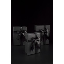 Adenz Hediye Kutusu - Bohça Nişan Damat Kutu - Saten Kurdeleli