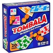 Belirtilmemiş KS Games Tombala Eğlenceli Aile Oyunu 20 Kart ile 6 Yaş ve Üzeri için Çok Oyunculu