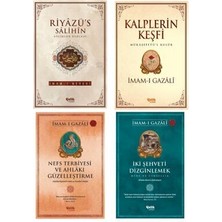 Çelik Yayınevi İmam-ı Gazali Seti Kalplerin Keşfi Nefs Terbiyesi Riyazü's Salihin 4'lü Set