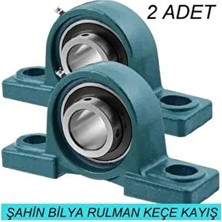 Şahin Bilya Ucp 204 Yataklı Rulman P204 Bilyalı Yatak 20MM Iç Ölçü (2.li Paket)