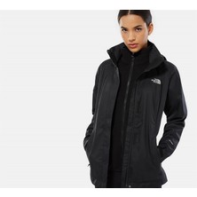The North Face Kadın Evolve II Triclimate Jacket Siyah Outdoor Kullanım İçin Su Geçirmez Mont