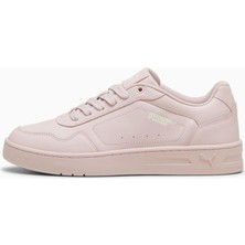 Puma 395021 08 Court Classy Beyaz-Mor Gümüş Kadın Spor Ayakkabı