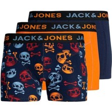 Jack & Jones Jacbone Skull Trunks 3 Pack Erkek Boxer