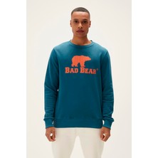 Bad Bear Logo Crewneck Erkek Sweatshirt