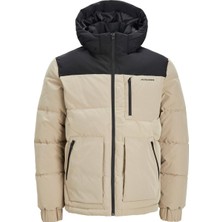 Jack & Jones Kapüsonlu Fermuarli  Puffer Mont- Otto
